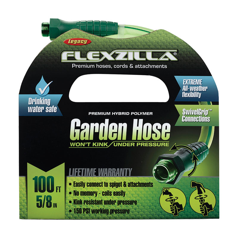 100 ft. Flexzilla Garden Hose - 5/8 Dia. - UnoClean