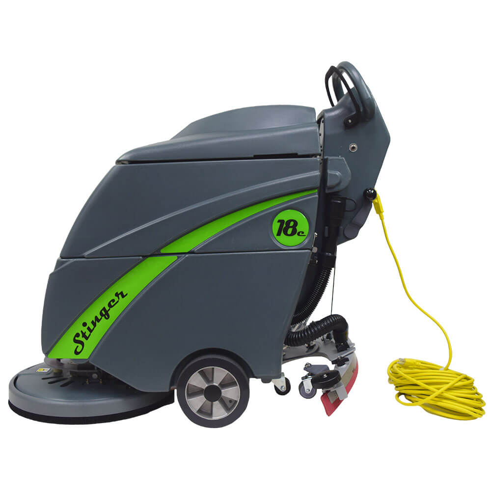 Electric Auto Floor Scrubber 18 cleaning path automatic brush assesble and  release function floor scrubber