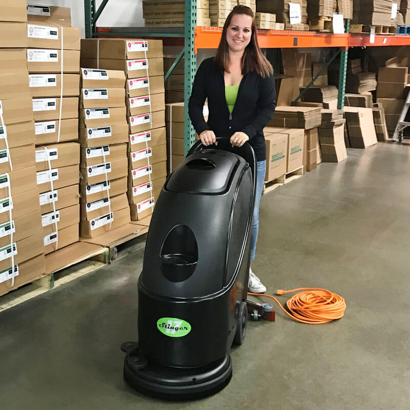 Automatic Small Area Electric Floor Scrubber - 17 inch