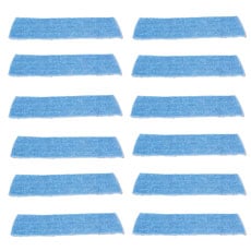 Rubbermaid [Q409] HYGEN? Microfiber Economy Wet/Damp Room Mop - (12) 18" Pads