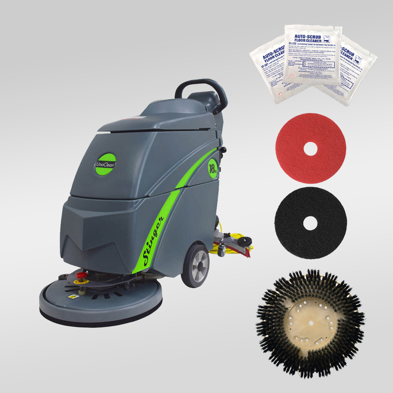 Pakroman 15 Portable Commercial Lightweight Floor Scrubber Machine 10