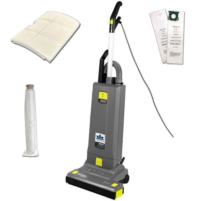 Windsor SRXP15 Sensor XP Upright Vacuum Cleaner - 15 Cleaning Path -  UnoClean